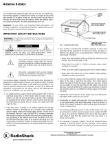 Radio Shack Antenna Rotator Owner's manual