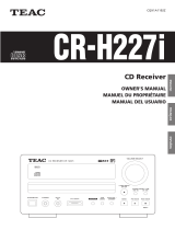 TEAC CR-H227I User manual