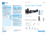 Philips HTS3555/37 Quick start guide
