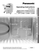 Panasonic DPC306 Operating instructions