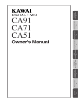 Kawai Digital Piano CA91 Owner's manual