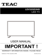 TEAC LEV32GD3HD User manual