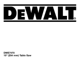 DeWalt DWE7470 User manual