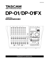 Tascam DP-01FX Owner's manual