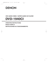 Denon DVD758 User manual