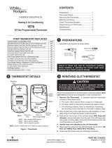 White-Rodgers 1E78-144 Owner's manual
