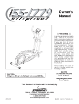 Stamina 55-1779 ELLIPTICAL Owner's manual