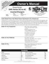 Tripp Lite EMS DC-to-AC Inverter/Chargers Owner's manual