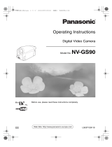 Panasonic NV-GS90 User manual