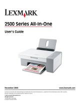 Lexmark X2510 User manual