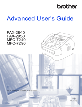 Brother FAX-2840 Advanced User's Manual