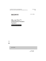 Sony BDV-E3200 Operating instructions