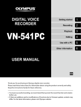 Olympus VN-541PC User manual