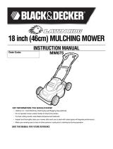 Black & Decker LAWN HOG MM675 User manual