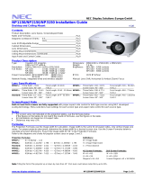 NEC NP3150 Owner's manual