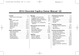 Chevrolet Captiva 2014 Owner's manual