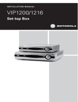Motorola SET-TOP BOX VIP1216 Installation guide