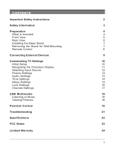 Seiki SC552GS User manual