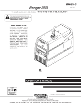 Lincoln Electric Ranger 250 User manual
