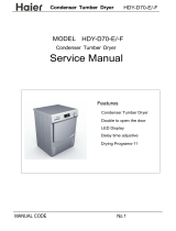Haier HDY-D70-F User manual