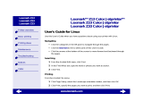 Lexmark Z23 User manual