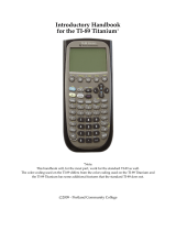 Texas Instruments TI Voyage 200 Introductory Handbook