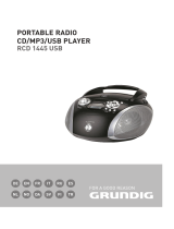 Grundig RCD 1440 USB User manual