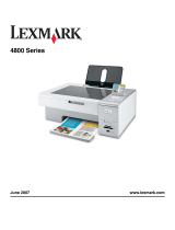 Lexmark 4875 - X Professional Color Inkjet User manual