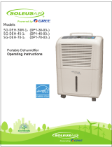 Soleus Air SG-DEH-30M-1A (DP1-30-03A User manual