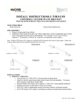 Havis Universal License Plate Bracket C-TIR3-UNV Installation guide