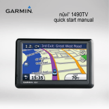Garmin nuvi 1490TV Quick start guide