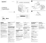 Sony XDR-S7 Operating instructions