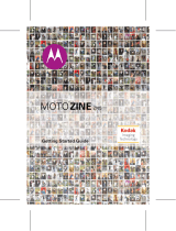 Motorola MOTOZINE 68004018058 Getting Started Manual