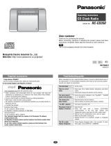 Panasonic RCCD350 Operating instructions