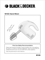 Black & Decker M160 User manual