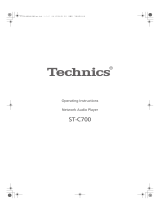 Technics ST-C700 Owner's manual