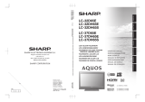Sharp LC32D65E Operating instructions