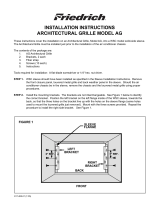 Friedrich WCT10A30A Installation guide