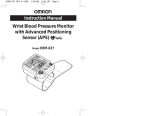 Omron Healthcare Automatic Blood Pressure Monitor User manual