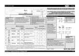 Whirlpool ADP 5300 WH Program Chart