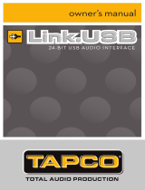 Tapco Link.USB Owner's manual