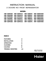 Haier HRF-279FACA User manual