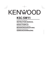 Kenwood KSC-SW11 User manual