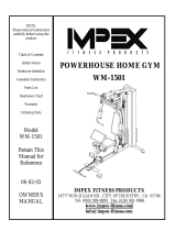 Marcy POWERHOUSE WM-1501 User manual