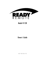 ReadyRemote 4113R Owner's manual