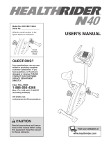 Pro-Form N40 User manual