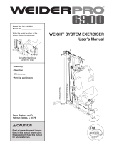 Weider 8700 I User manual