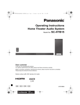 Panasonic SCHTB15EG User manual