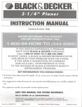 Black & Decker 7696 User manual