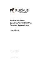 Ruckus Wireless ZoneFlex 2741 User manual